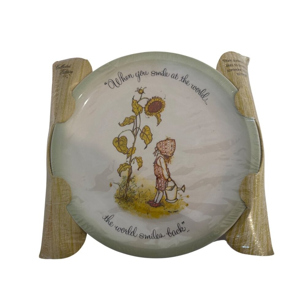 Vintage Holly Hobbie Plate American Greetings Collector Edition 1972 NEW in Box